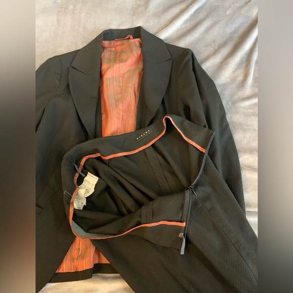 Gorgeous Black Skirt Suit SISLEY SZ 40 US SZ 4 🔥🔥🔥🔥 - Picture 13 of 16